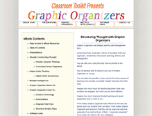 Tablet Screenshot of graphicorganizertoolkit.com